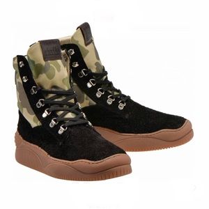 Mark McNairy & Diadora Camo Suede Combat Boots